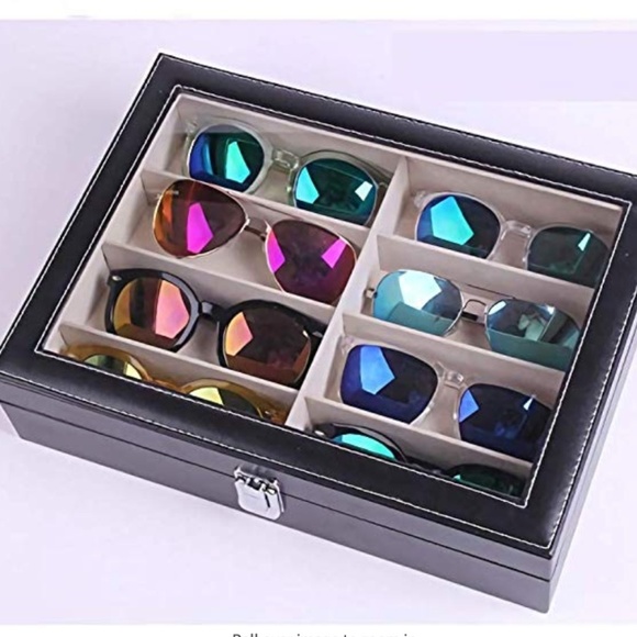 Sunglasses Organizer 8 Compartments!! New!